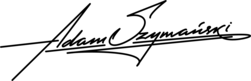 Adam Szymanski signature